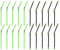 Kellegour 40 Stücke Fishing Anti-tangle Boom Sleeves Set,Anti Tangle Boom mit Wirbel Fishing,Angeln für Karpfen-Angeln,Anti Boom Mit Wirbel Grün Schwarz,Fishing Anti Tangle Boom Set,Für Karpfen-Angeln