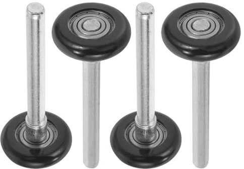 Roulettes De Rechange Pour Portes De Garage 4 Pièces En Nylon Silencieuses Et Lisses Pour Portes De Garage Coulissantes