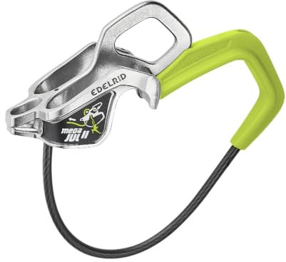 EDELRID Unisex – Erwachsene Mega Jul II Sicherungsgerät, Slate, one Size