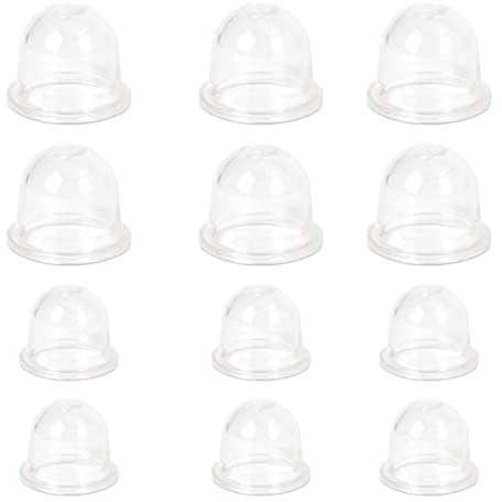 BEAHING Primer Bulb, Mower Primer Bulb Petrol Fuel Primer Bulb for Grass Trimmer Blower Carburetor 19mm and 22mm 12PCS, Carburetor Oil Cup