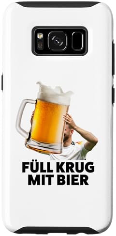 Hülle für Galaxy S8 FÜLL KRUG MIT BIER - Lecker Bierchen Bier