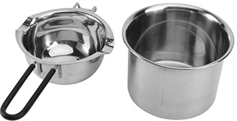 FUNOMOCYA 2piezas Olla para Derretir y Chocolate y Resistente para Salsas y Dulces