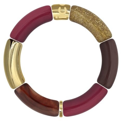 ICE Jewellery - Bella bracelet - Burgundy gold - Modisches Armband in Bordeaux und Gold für Frauen (023546)