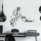 SUPERDANT Live Music Wall Stickers Microphone Wall Decals Music Notes Wall Art Stickers Peel and Stick DIY Black Vinyl Art Decorations for Music Lover Bedroom Music Room Classroom Wall Decor
