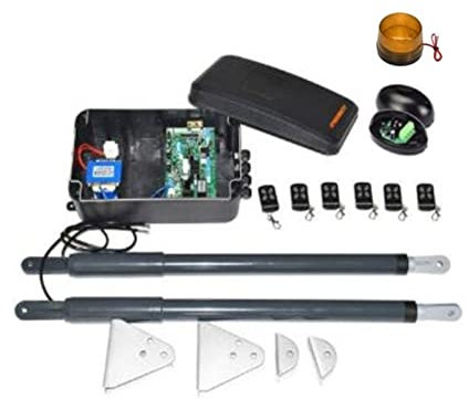 Moteur Portail, Ouvre-porte automatique à engrenage à vis sans fin à actionneur linéaire DC12V (cellules photoélectriques, lampe, bouton, gsm, clavier en option) for la sécurité à domicile/ferme/garag