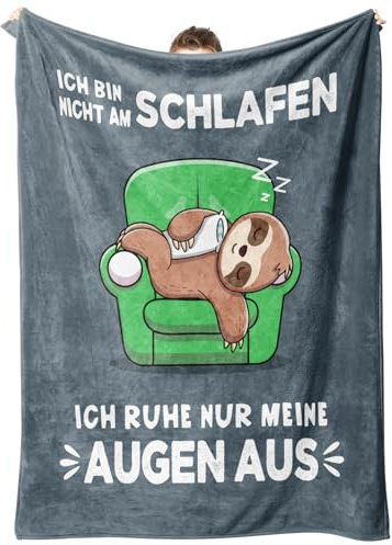 Geschenke für Männer, Lustige Kuscheldecke Geburtstagsgeschenk für Männer | Geburtstag Geschenk Opa Papa Geschenk Mann Rentner Papa Vater Weihnachten Valentinstag Geschenkideen