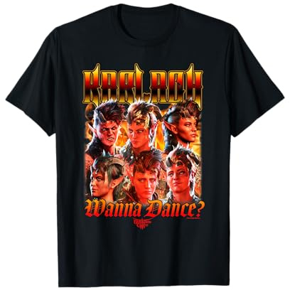 Dungeons & Dragons Wanna Dance? Karlach Multi Expressions T-Shirt