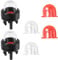 6pcs 188-512-1 Snap in Primer Bulb and 2 Size Primer Bulb Pump 188-12-1 0057003 0057004, Carburetor Chainsaw Carb Fuel Replacement Part for Small Engine for Craftsman Zama Walbro Trimmer Blower (Red)