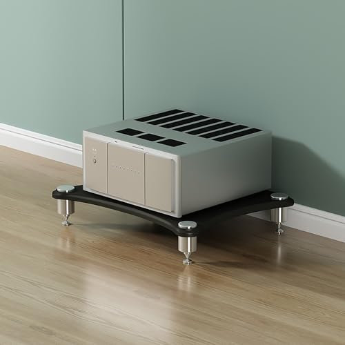 2/3/4-stufiger AV-Medienständer-Komponentenschrank, Stereoschrank aus Holz, Audio-Rack-Turm, CD-Player-Ständer, Audio-Rack-Turm, modernes Hifi-Audio-Rack, Stereoschrankmöbel, AV-Medienstände