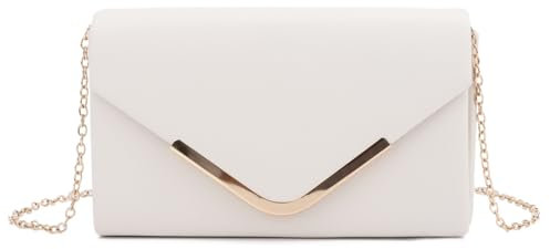 LHHMZ Damen Elegante Handtasche aus Kunstleder, Umschlag Formal Party Clutch, Braut Hochzeit Schulter Handtasche