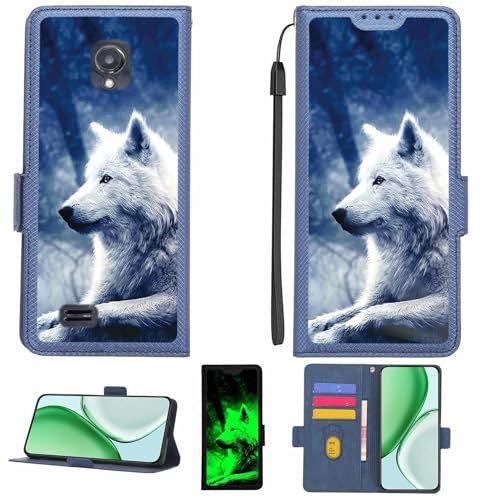 Kinetijy hülle Kompatibel Für Maze Speed Ms5314g Hülle Case Handyhülle Schutzhülle [Mit 9H Härte HD Schutzfolie][RFID-Blockierung][Dunkler Leuchteffekt] LPT-LANG