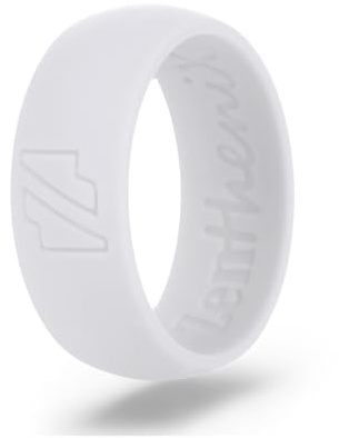 ZentheniX Silicone Rings – Premium Silicone Ring 8.7mm Flexible Wedding Band for Work, Sports, Gym & Active Comfort – 1 Pack