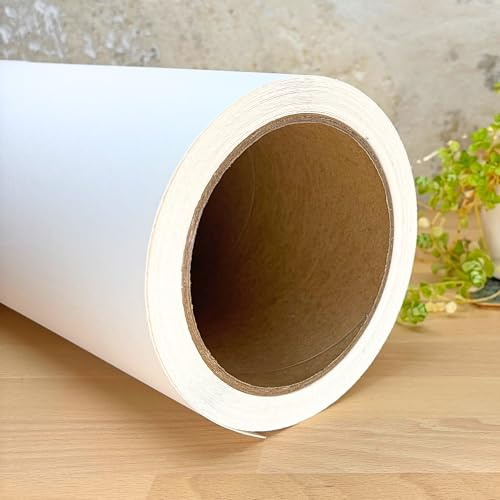 Nouveau: Leyton Papier Aquarelle Rouleau 10m 300g Grain Fin (Cold Pressed) - 100% Coton - Blanc Naturel, Texture Moyenne