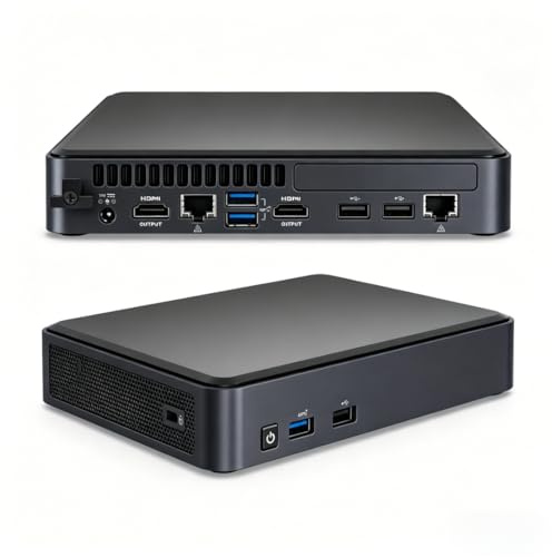 WEELIAO Intel NUC Element Mini PC, Core i5-1135G7, up to 4.20 GHz, 8GB RAM, Dual HDMI 4K, Dual LAN, Windows 11 Pro, 7.87x5.70x1.38 Inch (8GB RAM+128GB SSD)