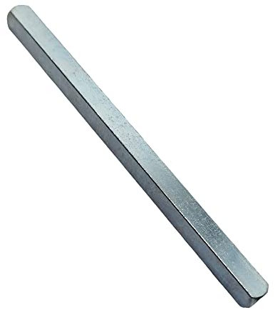 Universal Hardware 5mm x 110mm Bathroom Plain Bar Steel Spindle Door Windows Handle Spindles Silver Finish Sizes from 50mm to 160mm (Pack of 1)