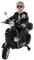 Actionbikes Motors Kinder Elektroroller Vespa | Lizenziert - Kinder Elektroauto - Elektrofahrzeuge - Elektro Roller - Spielzeugauto - Kinderauto - Kindermotorrad - Kinderroller ab 3 Jahre (Schwarz)