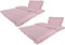 MB Warenhandel24 4-Teilige hochwertige Renforcé-Bettwäsche RÜSCHEN Rose Landhaus Romantik Vintage 2X 135x200 Bettbezug + 2X 80x80 Kissenbezug