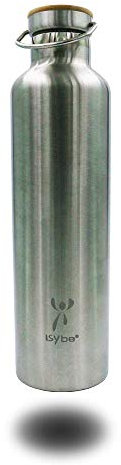 ISYbe Trinkflasche Edelstahl, BPA-frei, auslaufsicher, isoliert, nachhaltig (1000ml)