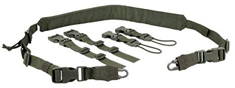 Tasmanian Tiger TT Multipurpose Sling Variabler, gepolsterter Trage-Riemen mit auswechselbaren Enden für Kamera, Langwaffen und Taschen, Oliv