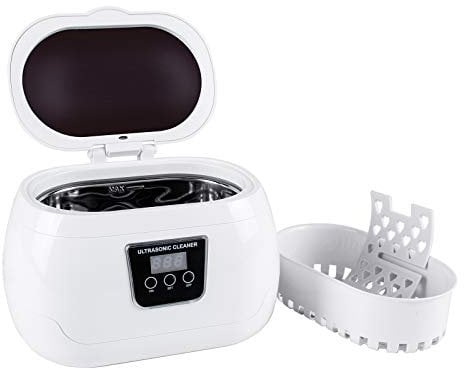 Ultrasonic Jewelry Cleaner, Uten 600ml Professional Ultrasonic Cleaner Low Noise Cleaner MachineStainless Steel Tank & Digital Timer for Eyeglasses, Rings, Coins, Necklaces