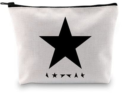 Blackstar inspirierte Reißverschlusstasche Make-up Reisetasche Bowie Starman Geschenk Musik Geschenk für Bowie-Fans