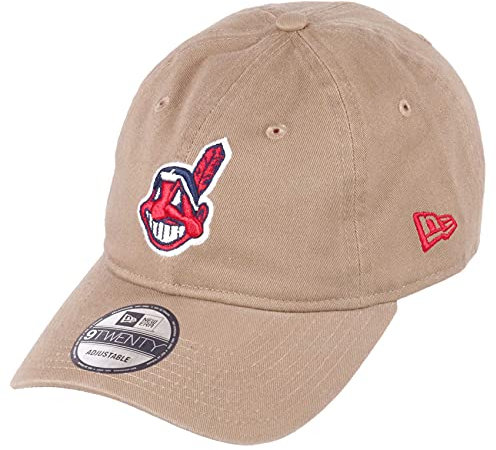 New Era Cleveland Indians Brown 9Twenty Strapback Cap - One-Size