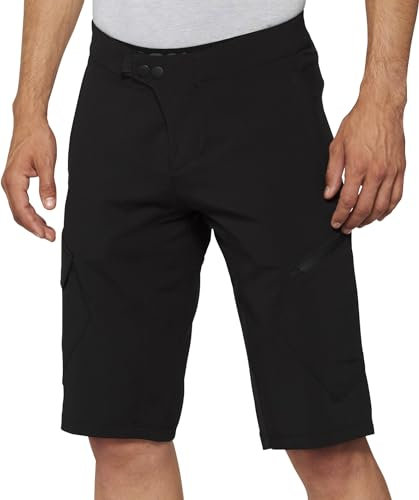 100% MTB WEAR Unisex-Erwachsene Ridecamp, Schwarz-36 Shorts, schwarz (schwarz), 36