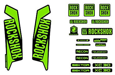 Adesivi compatibili con forcella bici Rock Shox Sektor XC30 Recon Revelation 29''