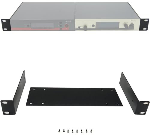 RK Rackmount Bracket Kit Suitable to Mount Senheiser G 3 G 4 ew100 135 300 335 835 845 935 945 GA 3 GA 4 Dual (2) Receivers on 1U Standard 19'' Rack Distribution