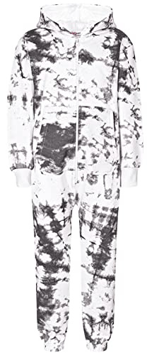 A2Z 4 Kids Plain Girls Boys Camouflage Onesie One Piece Super Soft - Fleece Onesie 250 Black 7-8