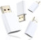 LMUBOY USB zu USB-C Adapter, Konvertieren USB-C Stecker zu USB Stecker, Kompatible Apple Watch Serie Ultra/8/7/SE, Mag-Safe Ladegerät, PC, Laptop, Tablet, Telefon und andere USB-C Kabel