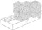 Grow-It-All Garden Raised Flower Bed Kit 230L Capacity Perfect 1m x 1m with 25cm High Panels Easy Assembly 100% Recycled Material Expandable Vertical Design (Raised Bed Extension Kit)