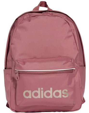 adidas Damen Linear Essentials Backpack, Preloved Crimson/Champagne Met. / White, One Size