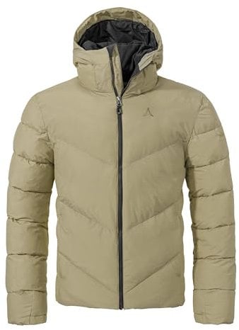 Schöffel Herren Ins Jacket Style Lodos MNS, leichte Steppjacke mit hoher Wärmeleistung, bequeme, warme Winterjacke mit Kapuze und hochschließendem Kragen, nutmeg, 52