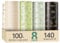 Bamboo Kitchen Roll 8-Roll 2-ply Large Size Eco-Friendly Kitchen Towels Paper Towels Green Sustainable Household Paper Plastic Free Naked Paper Unbleached Drying Hands Absorbing Oil Napkin Substitute