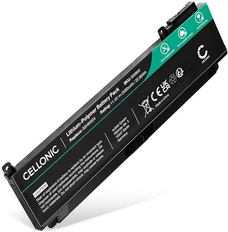 CELLONIC Battery Compatible with Lenovo ThinkPad T460s, ThinkPad T470s 2000mAh 11.4V