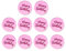 10pcs Acrilico Cake Toppers Festa di Vacanza Accessorio Domestico Per Ristorante Tavolo da Pranzo Desser