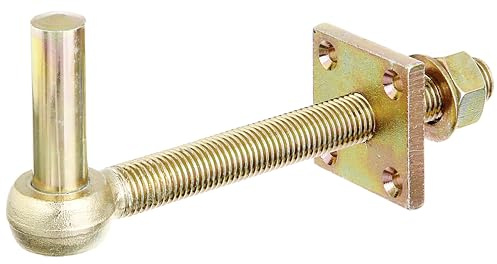 Alberts 867478 Kloben | ohne Stütze, verstellbar | galvanisch gelb verzinkt | Dornmaß Ø16 mm | Länge 180 mm | 10er Set