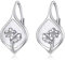 ONEFINITY Orchid Earrings 925 Sterling Silver Orchid Dangle Earrings Flower Jewelry For Women