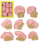 Dinosaur Fossil Biscuit Mold, Dinosaur Biscuit Cutting Machine, Cartoon Dinosaur Bone Biscuit Cutting Mold, 3D Dinosaur Seal Mold, Baking Tool, 8 Pieces