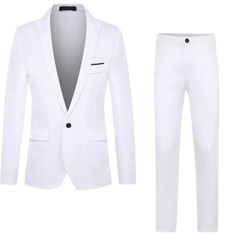 Abito Azzurro Uomo Tuta Senza Elastico Caviglia Uomo Vestiti alla Moda Uomo Tuta Uomo Estiva Cotone Abito da Sposo Blu Scuro Tuta Fluorescente Uomo Abito con Maglietta Uomo Tute per Stare in Casa