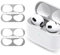 RYMAUP 2 Sets Staubschutzaufkleber Kompatibel mit AirPods Pro 4 (2024) Hülle, Metall Staubschutzaufkleber Ultradünne Folie, Abdeckung Staubschutz Kabelloses Ladecase