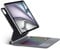 FOGARI Magic Tastatur für iPad Air 11 (M3/M2) 2025/2024, Air 6/5/4, QWERTZ Deutsches, Multi Touch Trackpad, Magnetischer Ständer Magic Keyboard für iPad Pro 11 (4. /3. /2. /1. Gen), Schwarz