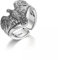 Kreativität Geschenk Herren Adler Ring Mode Metall Ring Schmuck-Silber-Größe veränderbar