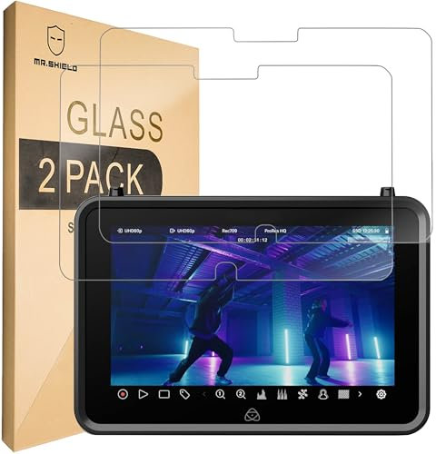 Mr.Shield Verre Trempé compatible avec Atomos Shogun Ultra 7-Inch [Lot de 2] Film Protecteur d'écran Vitre Protecteur 9H Dureté
