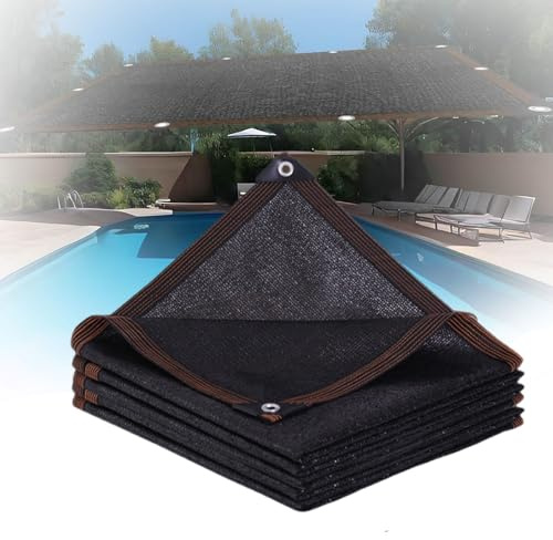 IRUGS Leichtes UV-beständiges Schattierungsnetz Für Gewächshäuser, HDPE-Sonnensegel Mit Ösen, Für Garten,Sonnenschutzplane(4.0 * 10.0m/13.1 * 32.8ft)