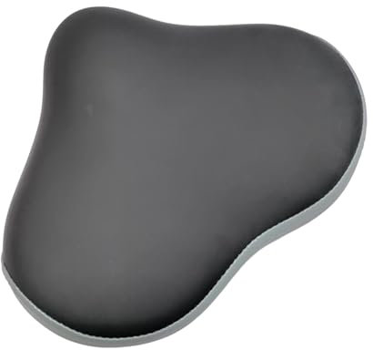 Breiter gepolsterter Fahrradsitz, Ersatz für Heimtrainer, Innen- und Außenbereich, universelle Passform, 23 x 32 cm, Schwarz
