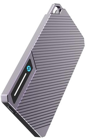 Valigetta per dischi rigidi in alluminio, doppio protocolli guida USB C 10 gbit/S per gaming PC laptop