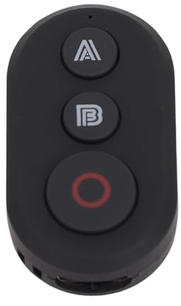 VELATEMOR Telecomando per Fotocamera Wireless Bluetooth 25 M, Compatibile con Action Cam da 8 a 13 e 360 ​​X2 X3 X4 X5 GO3, Batteria da 8 Ore, Cinturino da Polso per Vlog Sports