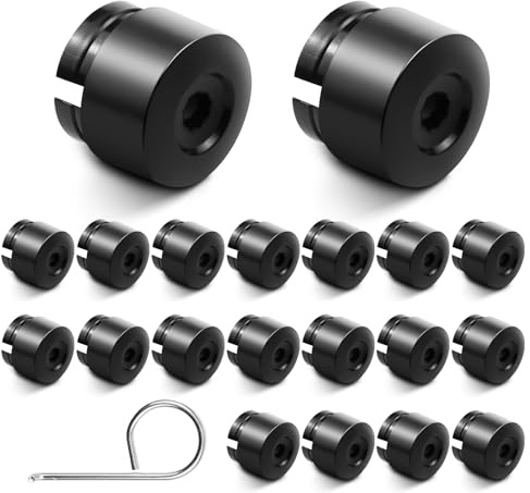 Cache Ecrou Couvre 19mm, 20 Pièces Capuchon D'écrou de Roue, Capuchon Ecrou